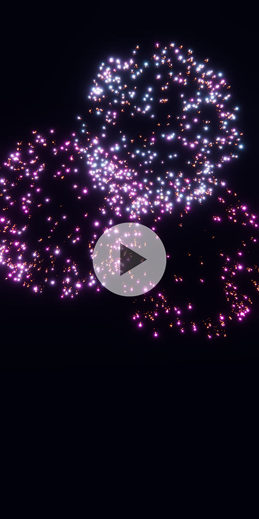 Fireworks. Live wallpaper for Samsung phones