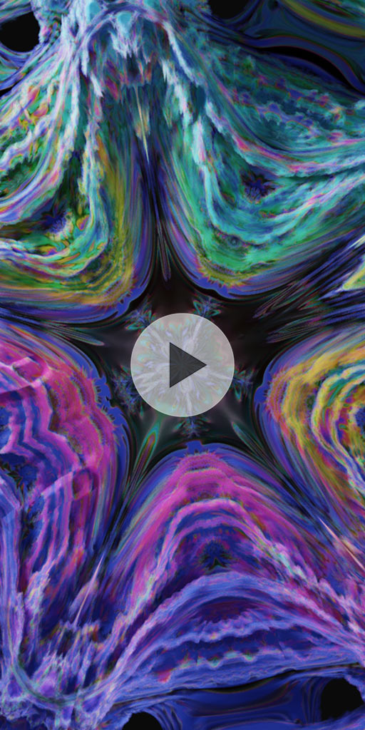 Infinity color fractal. Live wallpaper for Xaomi phones