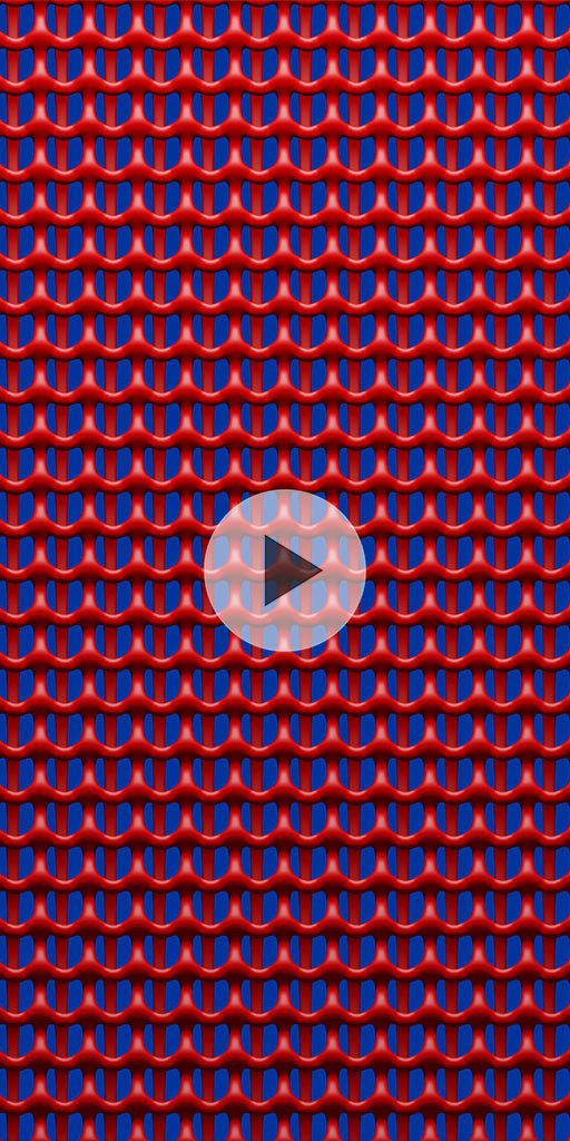 Parallax blue abd red pattern. Live wallpaper for Xaomi phones