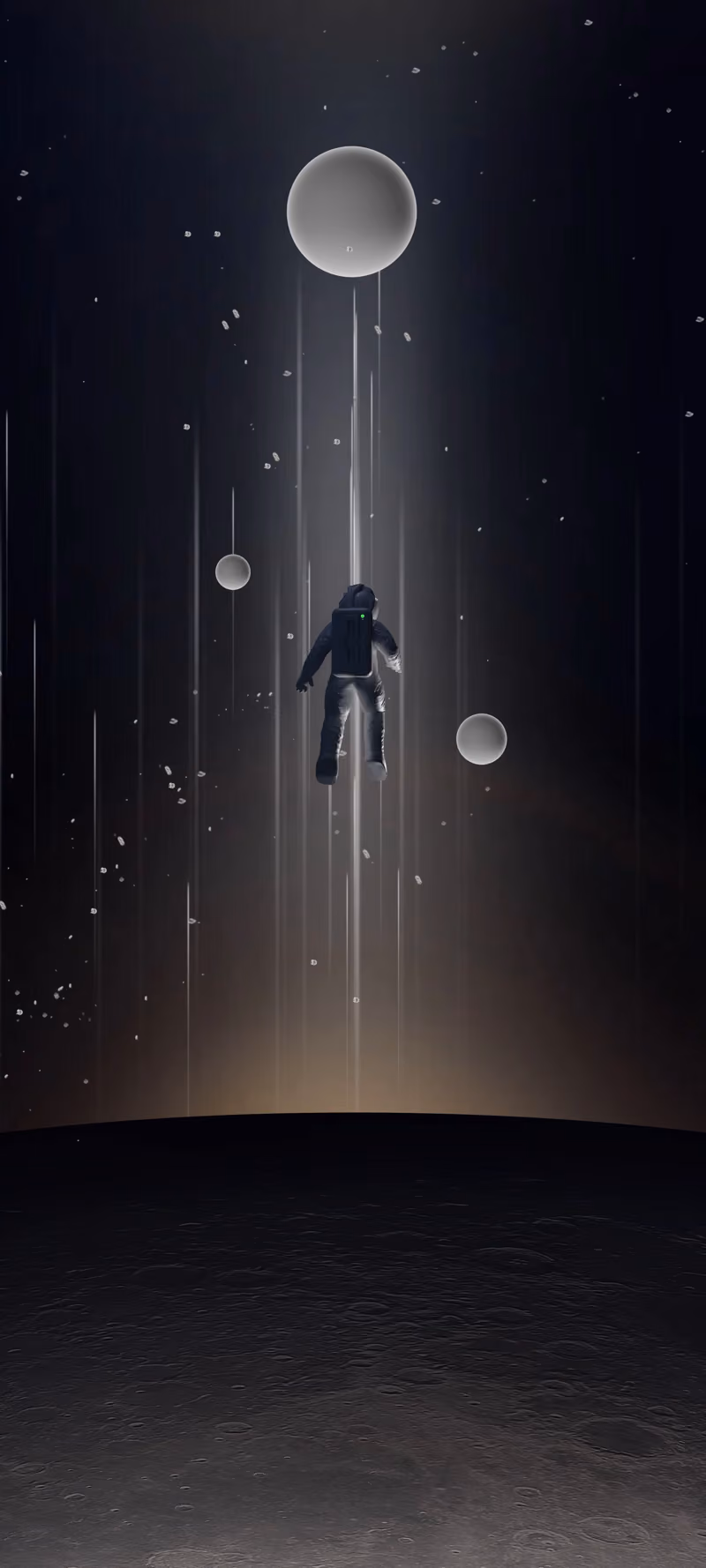 Astronaut in space.