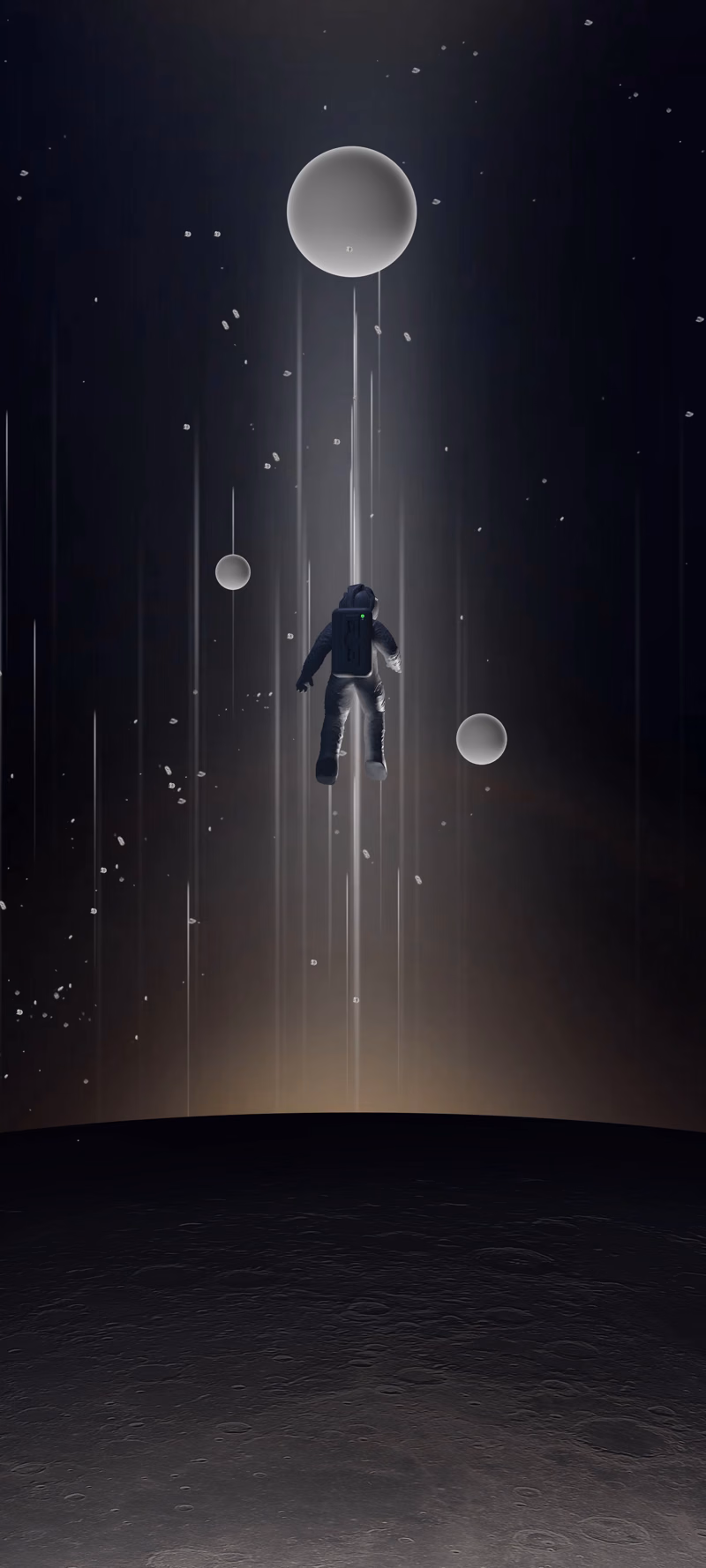 Astronaut in space.