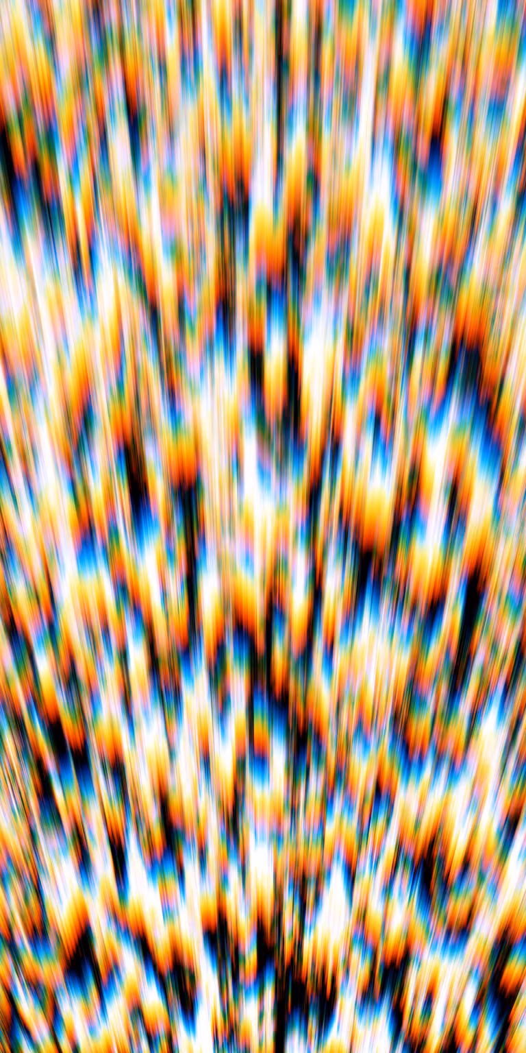 Flowing distortions bend and shift the colors.