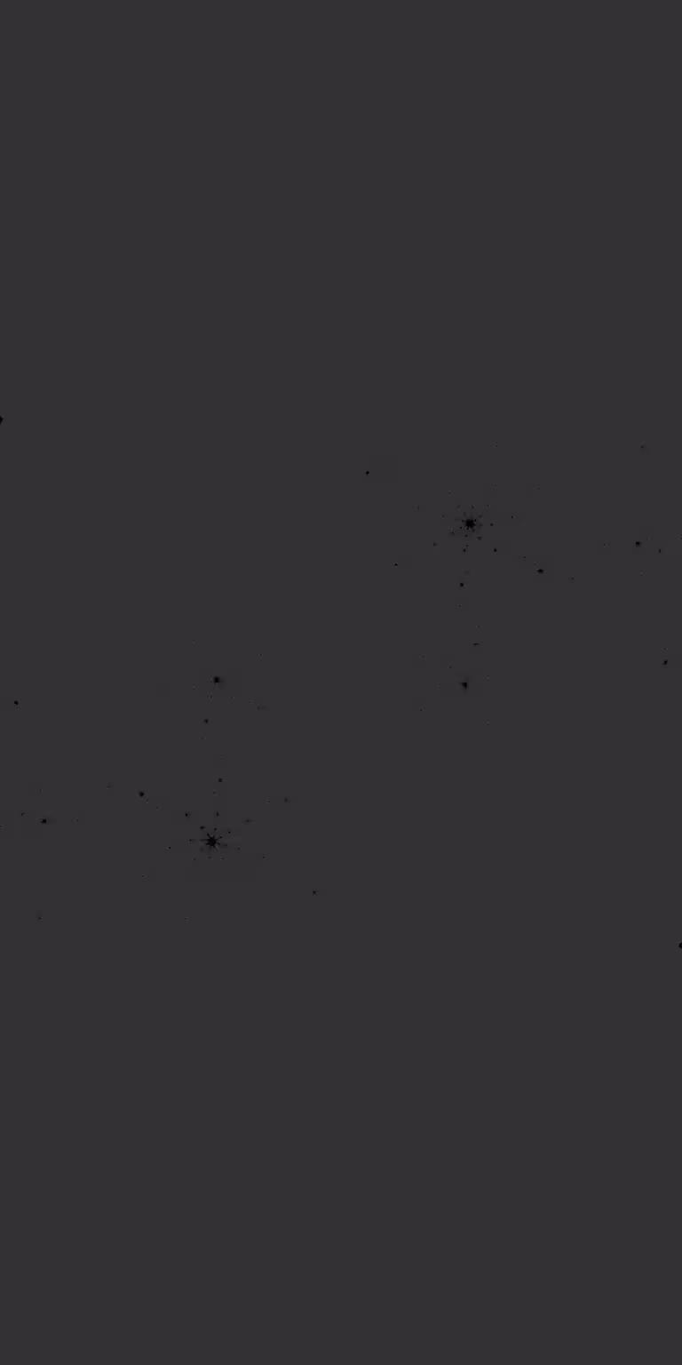 A dark Mandelbrot fractal unfolds in a seamless loop.