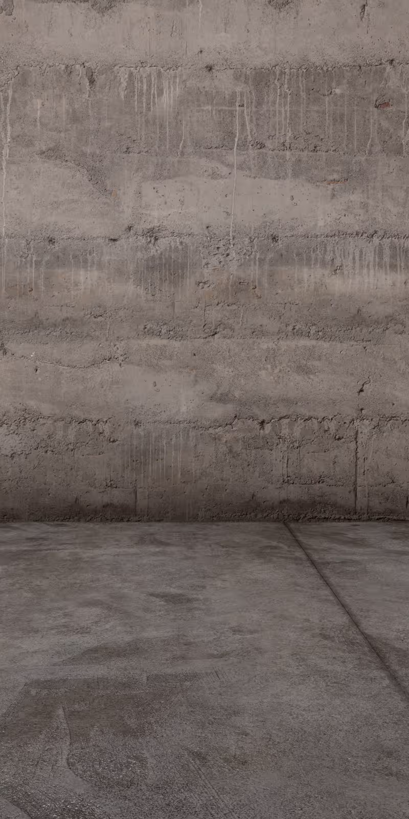 A plastic bag floats above a concrete surface.