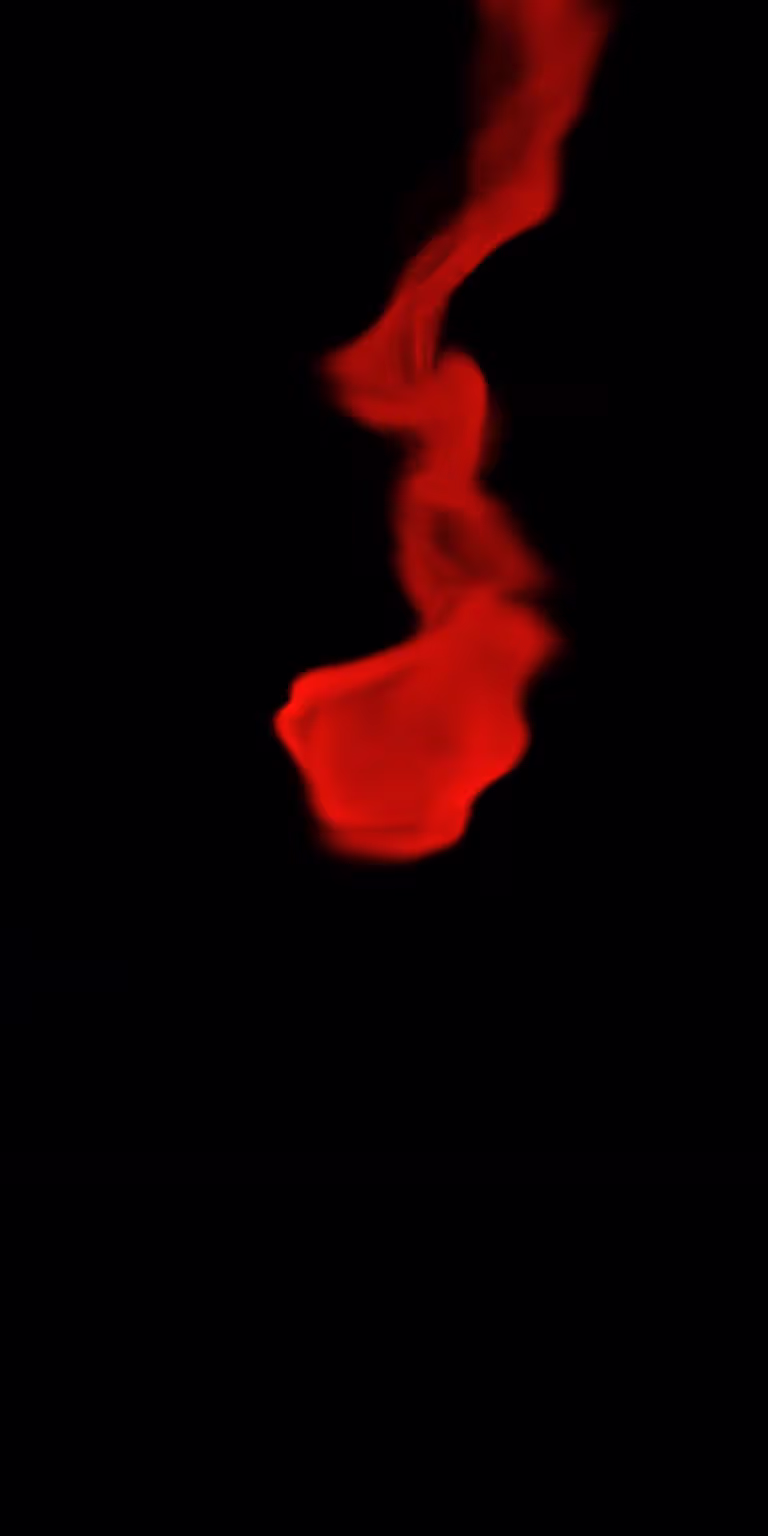 Red, green, blue smoke drops.